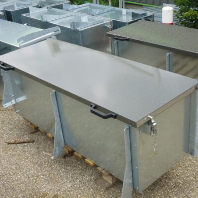 Coffre poids lourds de rangement - Métallerie Concept