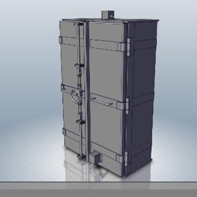Armoire plombée en construction métallique sur mesure